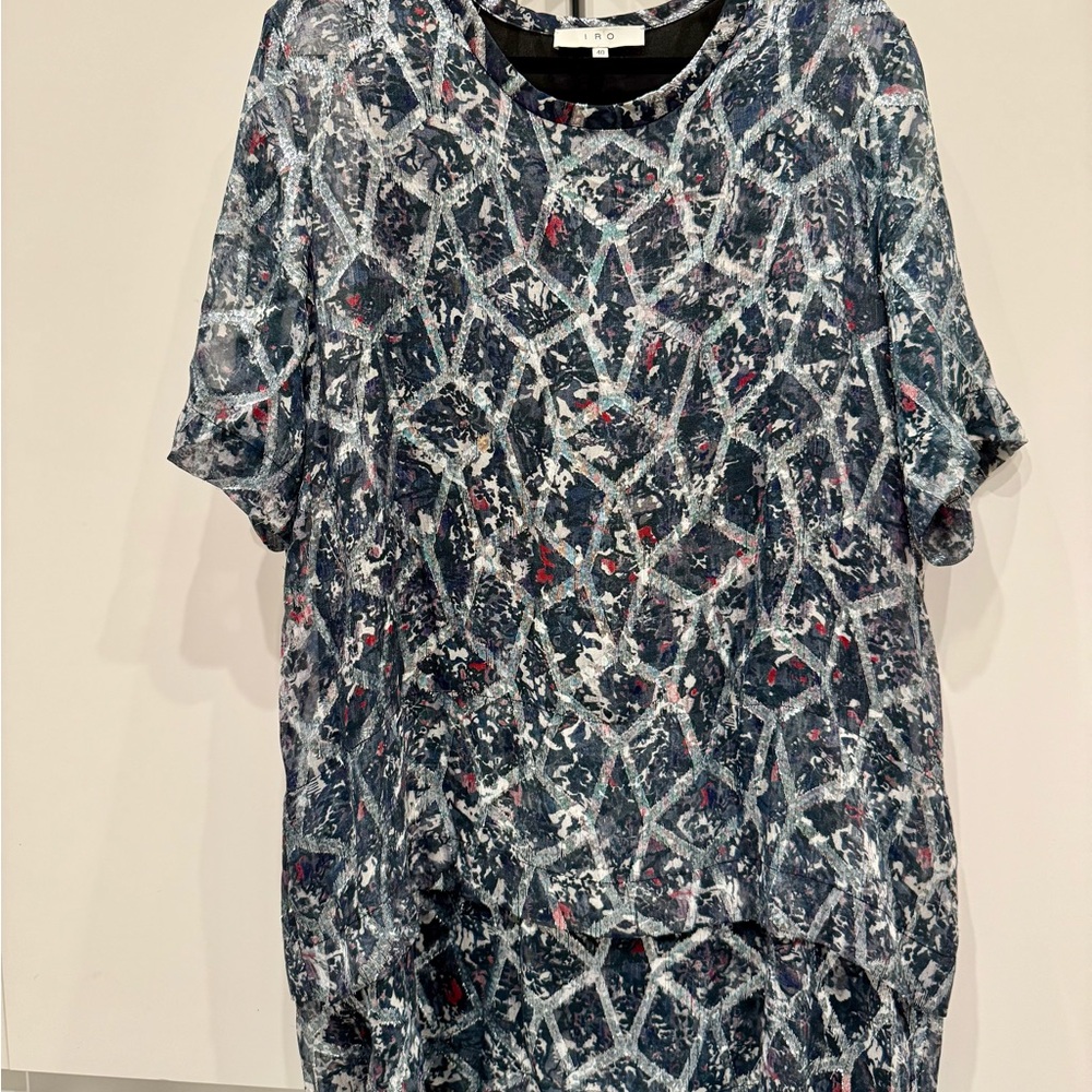 Chic Iro Geometric Patterned Dress - image 4